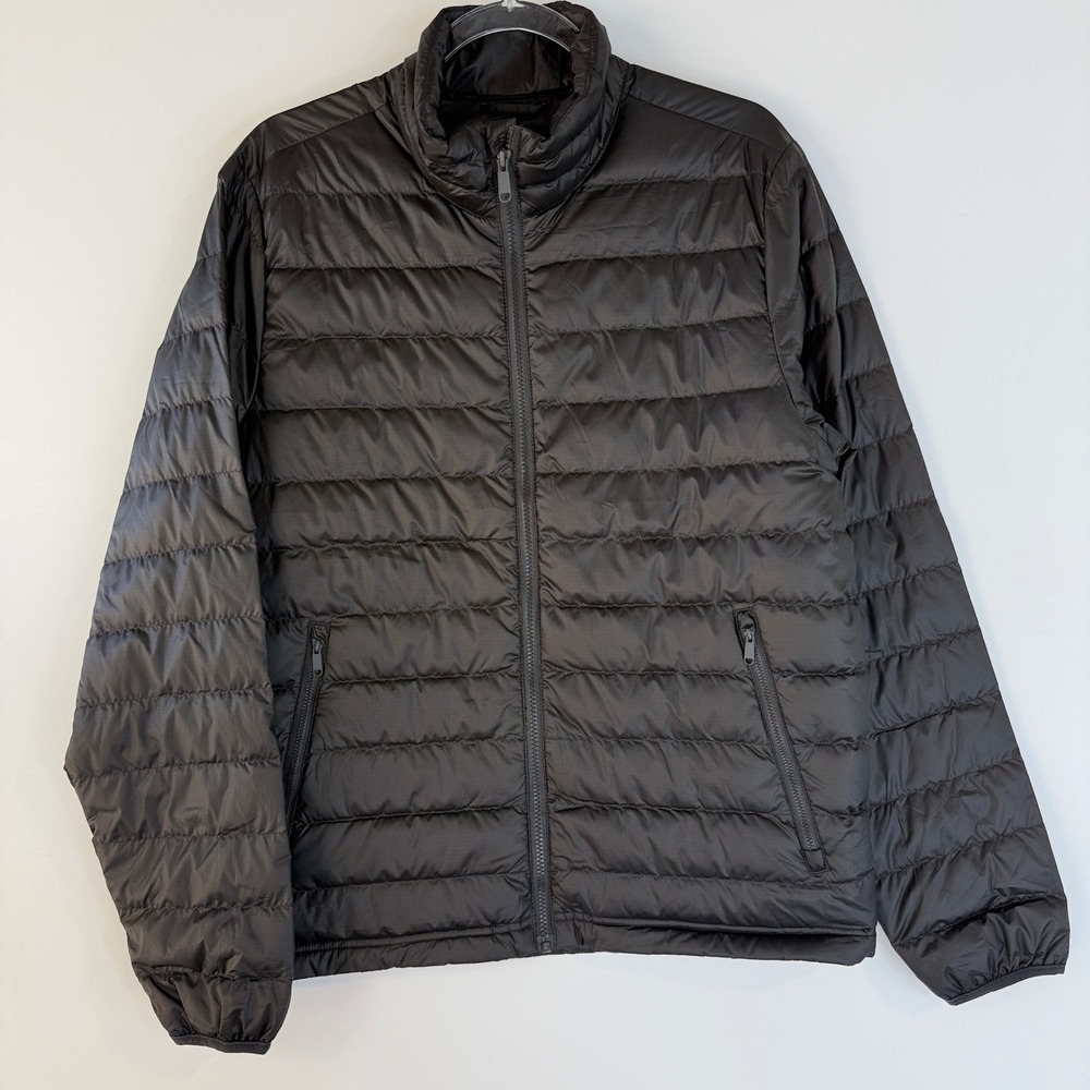 New Quince Lightweight Down Packable Puffer Jacket Men's Medium Black